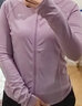 朵梵蓮春夏季專業(yè)晨跑速干衣有氧運(yùn)動(dòng)服女跑步戶外健身服顯瘦瑜珈服套裝 紫色外套+黑色長(zhǎng)褲 L 曬單實(shí)拍圖