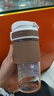 私家良品（cica） 玻璃水杯男女泡茶杯茶水分離辦公室咖啡杯便攜高顏值水杯子夏季 香茶白-（直飲款+帶茶隔） 460ml 曬單實(shí)拍圖