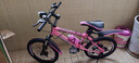 【京東物流】?jì)和孕熊?chē)山地學(xué)生單車(chē)男女孩中大童碟剎減震腳踏車(chē) 【LED燈】粉色丨變速+碟剎減震+輻條輪 18寸【適合身高120-140cm】 曬單實(shí)拍圖