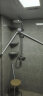 箭牌（ARROW） 太空铝免打孔毛巾架浴室挂件套装卫生间挂件置物架浴巾架壁挂卫浴五金挂件套装 哑银加厚扁管六件套AE5695TZ-6 实拍图