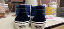 VANS范斯官方 SK8-Mid中幫海軍藍個(gè)性減齡男鞋女鞋板鞋 藍色 35 曬單實(shí)拍圖