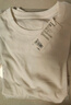 全棉時(shí)代新品T恤【高配精梳棉親膚柔軟不易靜電】正肩顯瘦針織女士T恤 曬單實(shí)拍圖