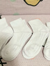 北極絨毛巾底襪子男士秋冬加厚純棉100%防臭吸汗抗菌耐磨運動(dòng)中筒籃球襪 中筒白 【基礎加厚毛巾底】 4雙 均碼 曬單實(shí)拍圖