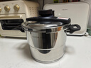 蘇泊爾（SUPOR）防爆高壓鍋304不銹鋼巧易開(kāi)6.0L壓力鍋22cm燃氣電磁爐通用 帶蒸格 曬單實(shí)拍圖