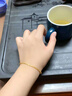 老鳳祥黃金手鏈女款999足金鳳尾手鏈生日婦女節38女神節禮物送老婆媽媽 足金鳳尾手鏈約1.9g贈品牌禮盒 曬單實(shí)拍圖