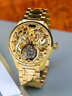 歐品客瑞士認證品牌手表男陀飛輪龍表男士手表鏤空機械表夜光防水男表 典藏版-3176-鋼帶全金 曬單實(shí)拍圖
