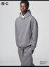 優(yōu)衣庫合作款男女裝寬松連帽衛衣長(cháng)袖運動(dòng)479853 479945 479853/03灰色 L 曬單實(shí)拍圖