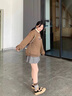 靖話松糕厚底棉鞋女2024冬季新款板鞋復(fù)古百搭加絨加厚面包鞋保暖女鞋 黑色 37 (235mm) 曬單實(shí)拍圖