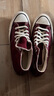 匡威（Converse）官方 1970S男女運(yùn)動帆布鞋美拉德酒紅色紫色A01448C A01448C 酒紅色 41.5 曬單實(shí)拍圖