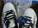 回力籃球鞋子男鞋新款秋季高幫運動(dòng)鞋青少年皮面防水厚底防滑增高跑鞋 白/黑 44 曬單實(shí)拍圖