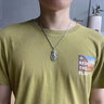 愛朵鉆 精品鉑金肖邦項鏈男女士款pt950真白金配吊墜素鏈鎖骨鏈 重2.6-2.8g長45cm粗0.9mmM扣 曬單實拍圖