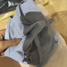 ubras虞書欣同款無尺碼人魚公主無痕無鋼圈聚攏女士內(nèi)衣 背心款奶鹽藍 曬單實拍圖