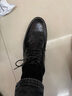 沙馳（SATCHI）男鞋 高檔布洛克男士皮鞋婚鞋百搭商務(wù)休閑鞋 402282237Z 黑色 40 曬單實(shí)拍圖