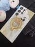 班羅爾 三星s24ultra手機(jī)殼三星S24保護(hù)套鑲鉆蝴蝶支架PC全包防摔輕奢可愛男女款 【白色】 三星Galaxy S24 Ultra 曬單實(shí)拍圖