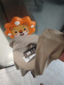 羅蒙（ROMON）純棉翻領(lǐng)長袖T恤男秋冬新款中青年商務(wù)休閑POLO打底衫上衣爸爸裝 7T500005卡其 XL (180) （適合140-155斤） 曬單實拍圖