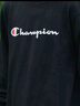 Champion冠軍衛衣男2024秋季新款美式潮牌大草寫(xiě)純棉圓領(lǐng)上衣 黑色 2XL  曬單實(shí)拍圖