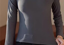 浪莎高領(lǐng)打底衫女25秋冬新品加厚磨絨螺紋長(cháng)袖修身7A抑菌防螨內搭上衣 曬單實(shí)拍圖