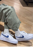 耐克男子復古低幫運動(dòng)鞋冬季經(jīng)典舒適簡(jiǎn)約NIKE FULL FORCE FZ3595 100白色/深藏青/淺鐵礦石灰 41 曬單實(shí)拍圖