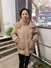 俞兆林（YUZHAOLIN）媽媽裝羽絨棉服時(shí)尚洋氣2024新款中老年女裝冬裝棉衣冬季棉襖外套 卡其色 XL 【建議110斤內(nèi)】 曬單實(shí)拍圖