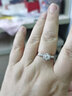 喜鉆鳳冠霞帔傾城鉆戒鉑金結婚訂婚鉆石戒指女送老婆生日禮物 【GIA證書(shū)】鉑金共73分H色VS2 曬單實(shí)拍圖