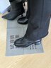 金利來(lái)（Goldlion）女靴秋冬單靴優(yōu)雅女鞋牛皮增高粗跟時(shí)裝靴G608440067黑色36 曬單實(shí)拍圖