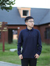 金利來【彈力抗皺】秋冬新款長袖polo衫男士純色柔軟莫代爾商務(wù)通勤T恤 95Q1藏藍 L 175/92A 推薦130-140斤 曬單實拍圖