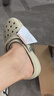 卡駱馳（CROCS）經(jīng)典云朵老爹鞋洞洞鞋時(shí)尚百搭女鞋拖鞋一腳蹬|206750 骨白色-2Y2(含智必星) 38 (240mm) 曬單實(shí)拍圖