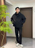 Calvin KleinJeans【戶外防風(fēng)防水】三合一內(nèi)膽可拆卸登山?jīng)_鋒羽絨服J327348 BEH-太空黑 XXL 曬單實拍圖