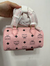 MCM【時(shí)尚爆款】ELLA 迷你波士頓包單肩斜挎包 粉色 圣誕禮物 曬單實(shí)拍圖