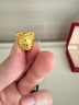 謝瑞麟（TSL）黃金轉運珠十二生肖3D硬金足金串珠不含手繩X4789-X4800 X4796-財神羊（0.7g） 曬單實(shí)拍圖