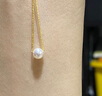 賽菲爾18K金項鏈針式肖邦鏈女款素鏈時尚百搭送生日禮物 約45cm 曬單實拍圖
