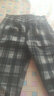 皮爾卡丹（pierre cardin）毛呢黑白格子哈倫褲女2025秋冬新款加絨加厚寬松小腳蘿卜休閑褲潮 格子色 26 建議85-99斤 曬單實(shí)拍圖