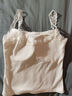 妙奕嘉蕾絲吊帶小背心女內搭白色帶胸墊可外穿無(wú)袖性感辣妹緊身打底上衣 蕾絲吊帶【均碼】奶白色 曬單實(shí)拍圖