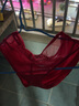 安莉芳專(zhuān)柜款蕾絲鏤空性感三角褲女士中腰包臀內褲 中國紅RED L  曬單實(shí)拍圖