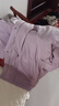 森馬（Semir）[陳都靈同款]四防外套女中長(cháng)款寬松撞色防護夾克秋裝通勤戶(hù)外上衣 【明星同款】紫白色調00471 XL 曬單實(shí)拍圖