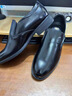老人頭2025新款男式皮鞋商務(wù)經(jīng)典真皮休閑皮鞋一腳蹬純牛皮皮鞋男德比鞋 MM80350-1黑色 42 曬單實(shí)拍圖
