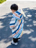 康博兒童男寶寶男童羽絨服中長(zhǎng)款加厚2023新款冬季男款過(guò)膝中小童外套 米白色 110 曬單實(shí)拍圖