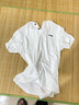 李寧短袖polo衫男夏季新款純棉翻領(lǐng)半袖上衣透氣寬松休閑運(yùn)動t恤男士 白色棉POLO衫 （黑白扣子混發(fā)） M /170 (105-125斤) 曬單實(shí)拍圖