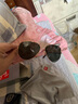 雷朋（RayBan）太陽(yáng)鏡經(jīng)典復(fù)古飛行員墨鏡經(jīng)典雙梁開車駕駛蛤蟆鏡RB3689可配度數(shù) 9147/31-62 金框深綠（大款） 曬單實(shí)拍圖
