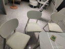 全友家居 餐椅现代简约餐厅椅子欧皮软包座面单人椅DW1120E 实拍图