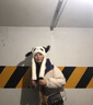 LPOX棉服女2025韓版寬松港風(fēng)學(xué)生ins面包服加厚棉衣冬季外套 米白色 升級(jí)加厚 M 建議110-130斤 曬單實(shí)拍圖