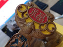 泰山桃木王肥城桃木雕刻 景泰藍福壽如意花開(kāi)富貴 辦公家居送人工藝品 雙頭 20cm 曬單實(shí)拍圖