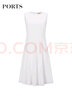 PORTS寶姿女裝春季新款時(shí)尚氣質(zhì)無(wú)袖連衣裙ALD8D027PWB017 奶白色 M (6) 曬單實(shí)拍圖