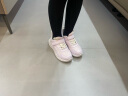 361° 跑鞋运动鞋秋冬男女童(3-12岁)革面防风跑鞋 淡粉紫 32  实拍图