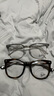 雷朋（RayBan）光學(xué)鏡架方形黑框眼鏡半框近視眉框眼鏡架0RX7318D禮物禮物 透明灰配銀色8326 尺寸54 曬單實(shí)拍圖