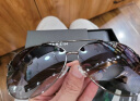帕森（PARZIN）偏光太阳镜型男经典蛤蟆镜安全驾驶墨镜8131A枪框渐灰片 实拍图