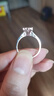 鑫萬(wàn)?，F(xiàn)貨六爪結(jié)婚鉆戒鉆石女戒鉑金鉆石戒指克拉婚戒結(jié)婚求婚生日禮物 【特惠克拉鉆】鉑金1克拉M-N色SI 曬單實(shí)拍圖