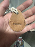 LVZHUYE適用airtag保護套真皮掛繩創(chuàng  )意皮套蘋(píng)果airtags寵物兒童防丟定位防丟保護殼 airtag套瘋馬皮】淺咖啡色 曬單實(shí)拍圖