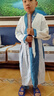 愛寶適兒童漢服六一男女童國學服夏古裝中國風學生兒童節(jié)演出服三字經(jīng) 如意拼接-直袖款 130 曬單實拍圖