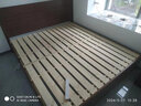 金柏櫟實(shí)木床1.5米1.8m新中式雙人床胡桃色木床簡(jiǎn)約主臥室家用現代單人 胡桃木色單床+5cm環(huán)保椰棕床墊+床頭柜*1 1.8*2米 曬單實(shí)拍圖
